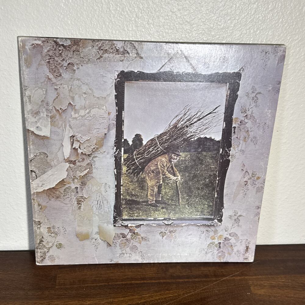 LED Zeppelin IV 4 Zoso 1971 Vinyl Record Club Pressing SD 7208 CRC